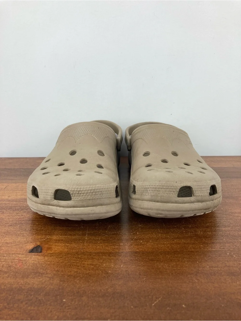 Crocs Classic Comfort Clogs Brown Neutral Men's Size XXL 12-13 Pre-Owned.
